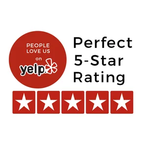 Yelp perfect 5-star rating