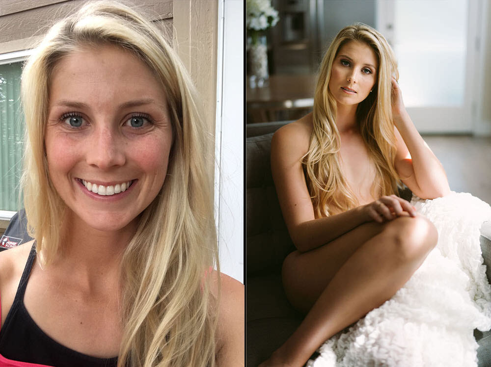 Boudoir Photography Shoot Transformation - LA
