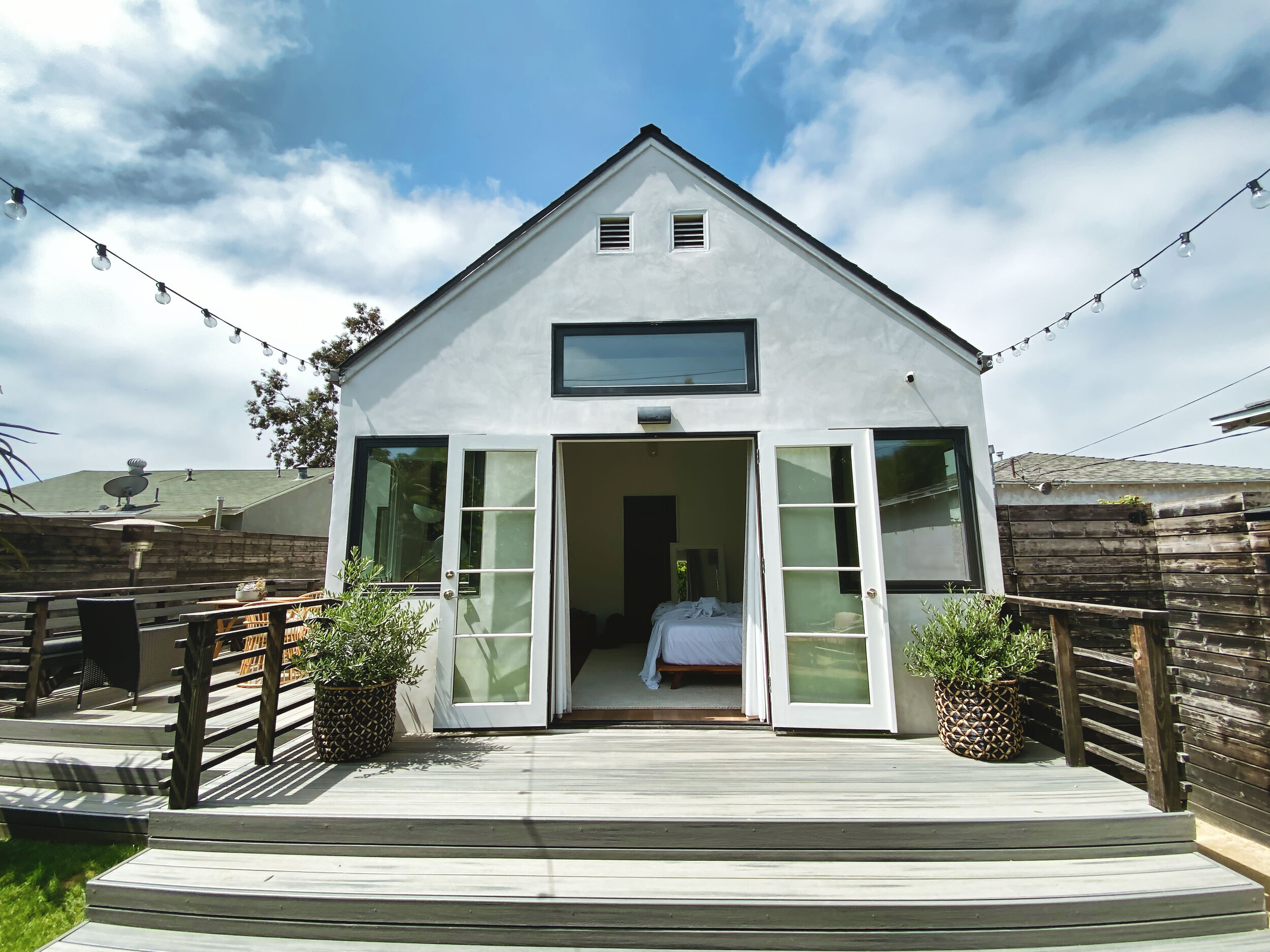 The Boudoir Bungalow — private backyard